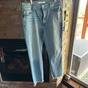 Joe's Jeans Crop Light Blue Denim